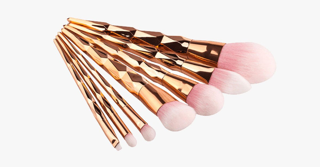 Gold Jewel Mermaid Brush Set