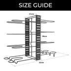 SpaceFlex Adjustable Pan Holder & Lid Holder | Organization & Flexibility in the Kitchen