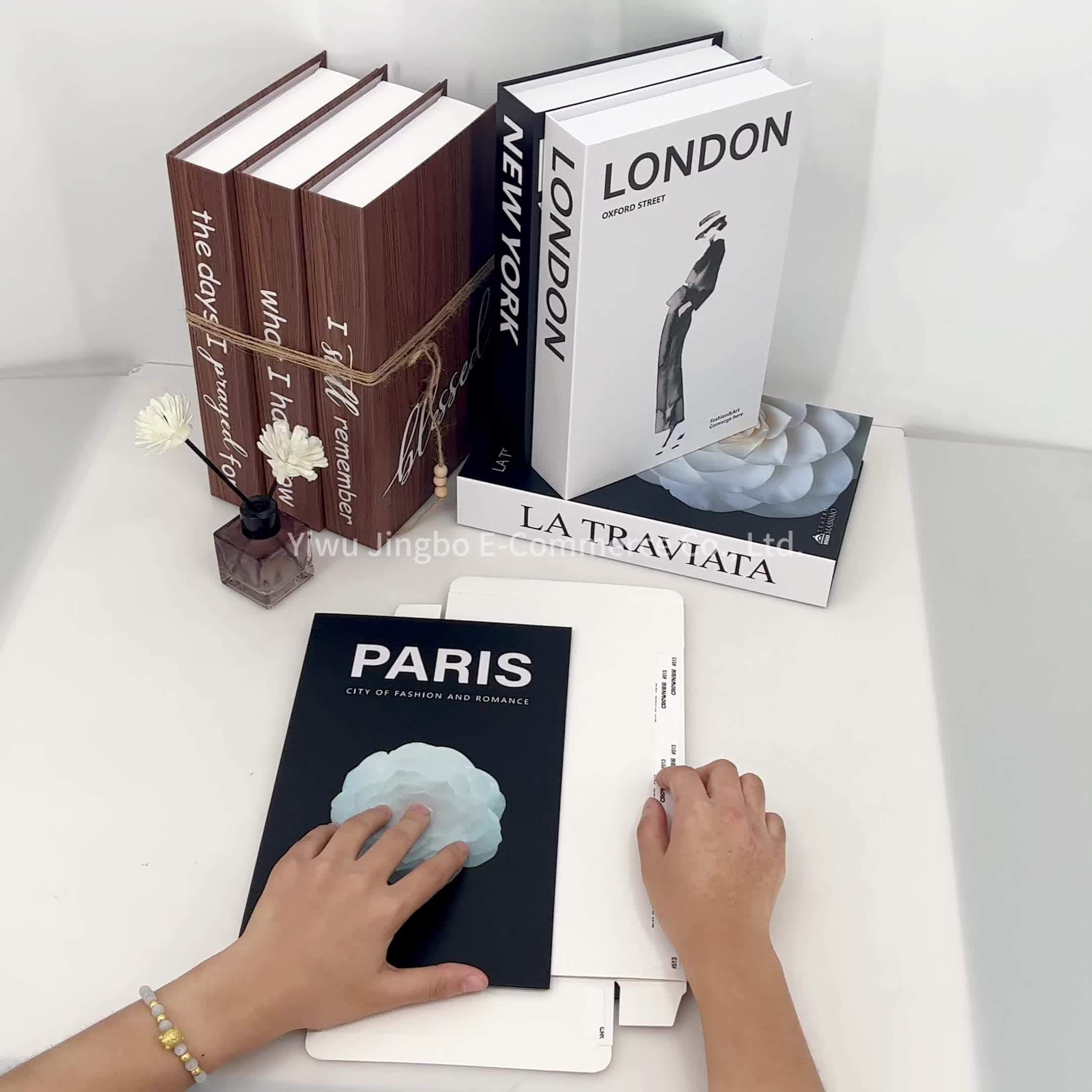 ChicDecor - Set of 3 Elegant Books for Interior Style