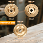 Heavy-Duty Wood Carving Disc Set (3PCS)