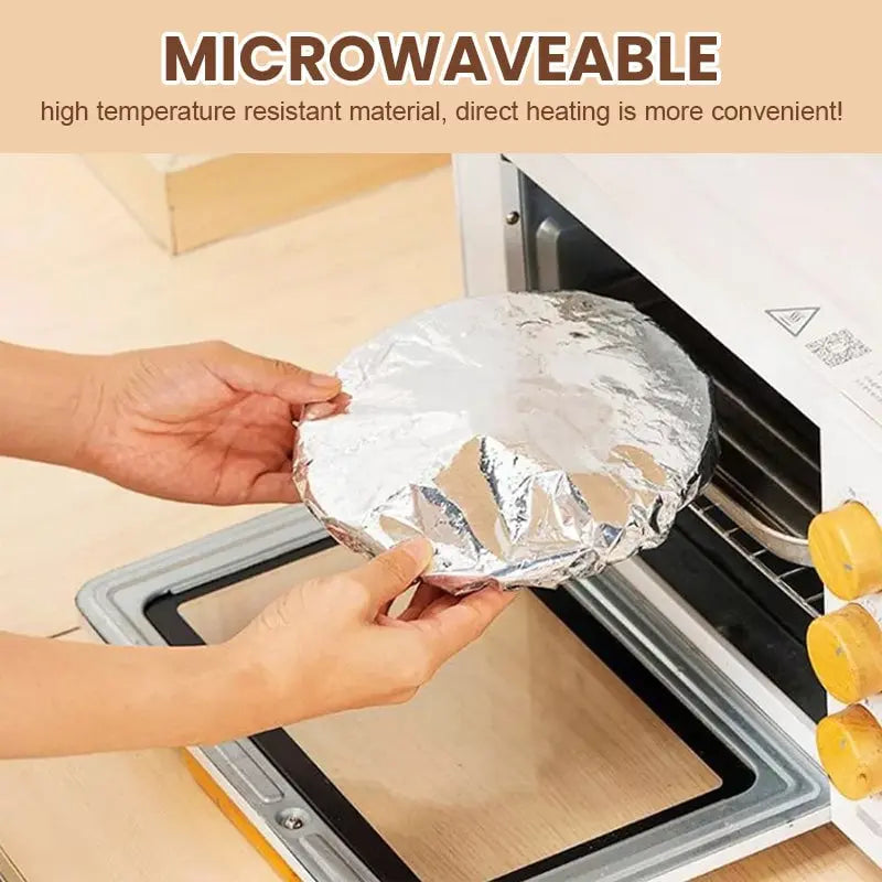 50-piece set insulating covers made of aluminum foil
