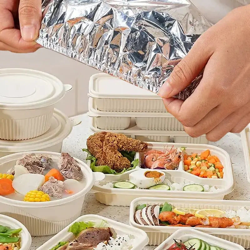 50-piece set insulating covers made of aluminum foil