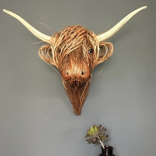 Cow Wall Sculpture – Bowie