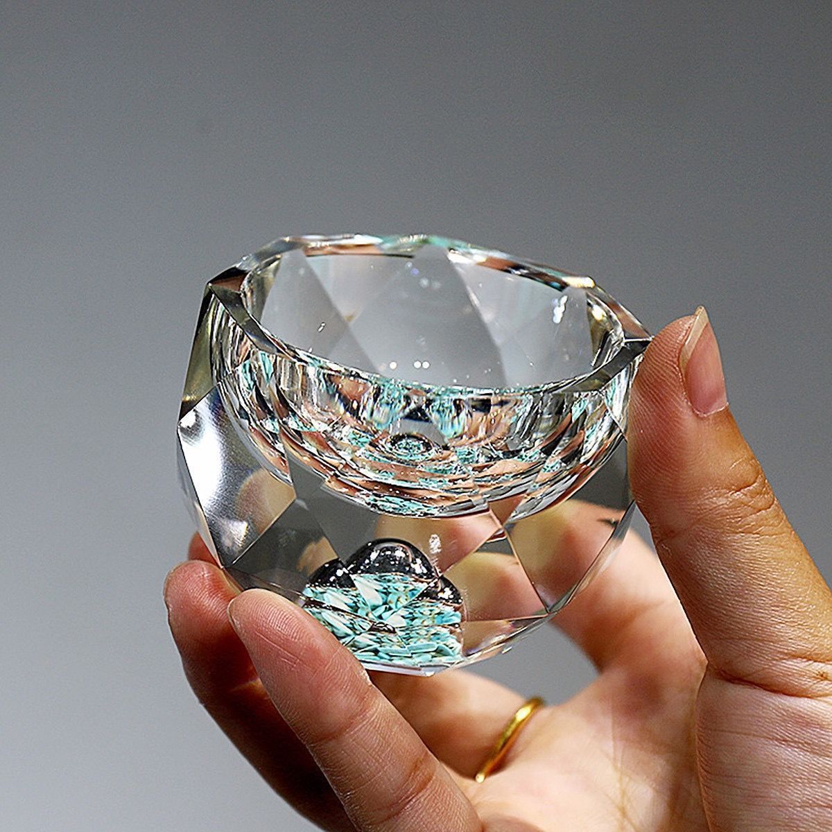 50ml diamond-cut crystal drinking glasses vodka shot glasses wine glasses whiskey glasses spirits sake soju brandy tea cup