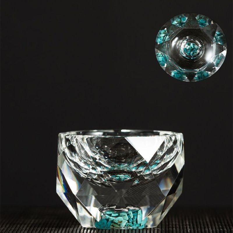 50ml diamond-cut crystal drinking glasses vodka shot glasses wine glasses whiskey glasses spirits sake soju brandy tea cup