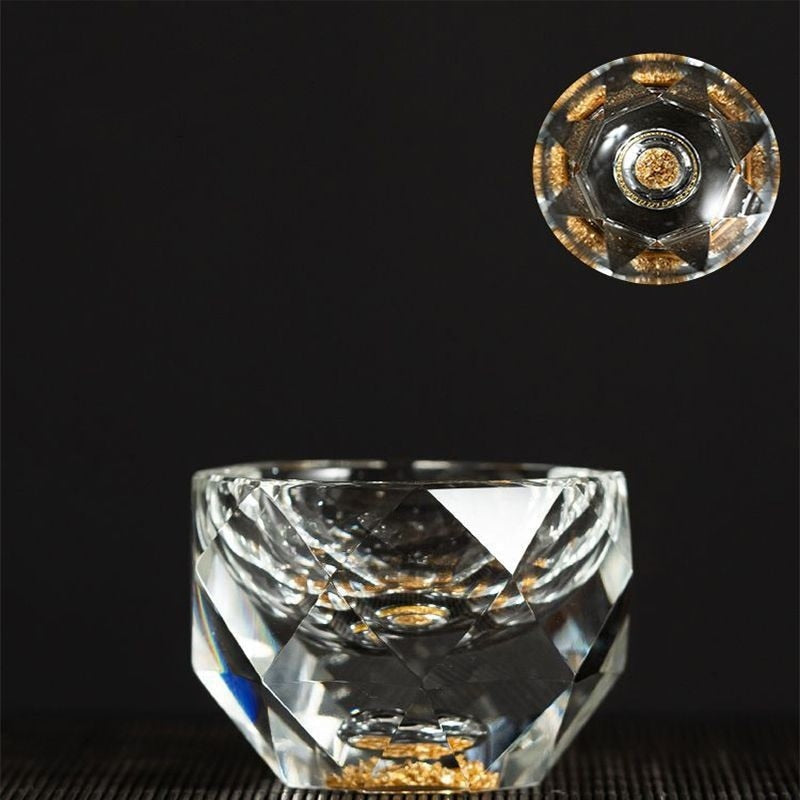 50ml diamond-cut crystal drinking glasses vodka shot glasses wine glasses whiskey glasses spirits sake soju brandy tea cup