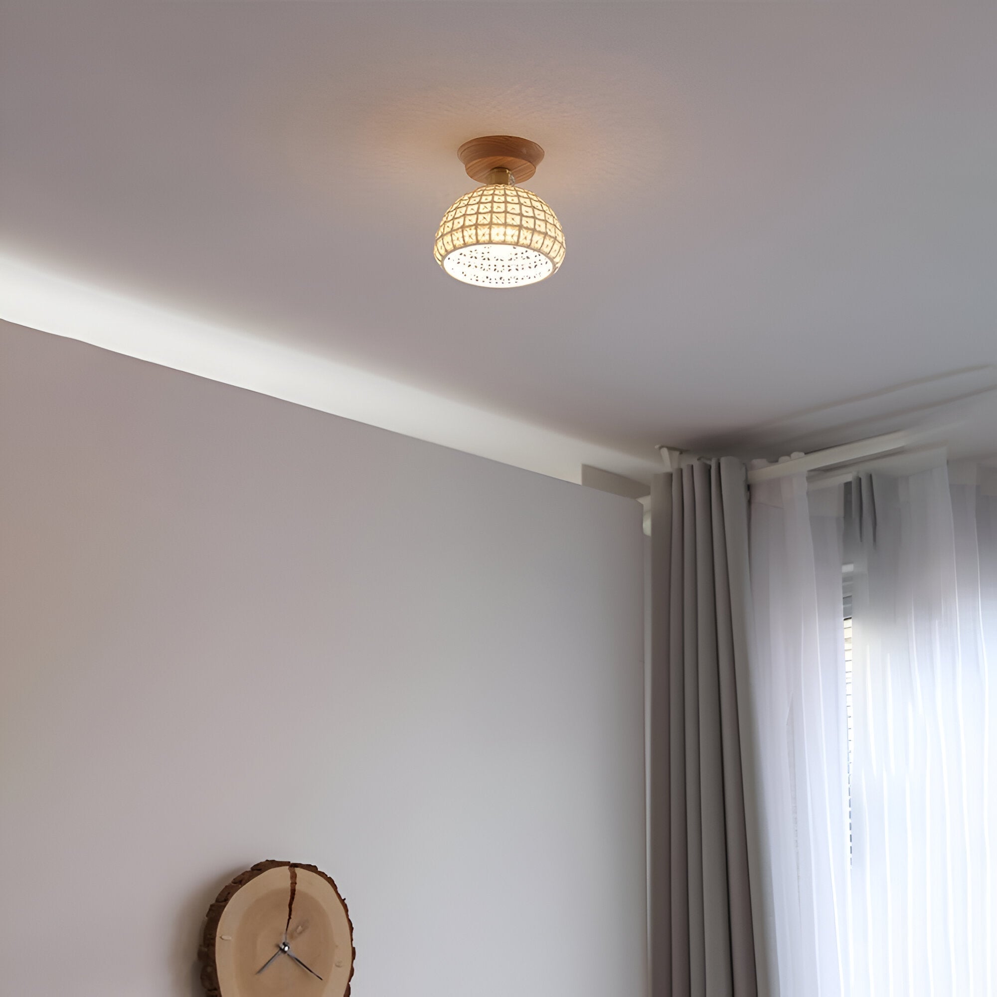 Nordic Ceramic Ceiling Lamp