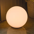 Weatherproof Round LED Garden Light with 16 Colors and Remote Control - Perfect for Garden, Porch & Party