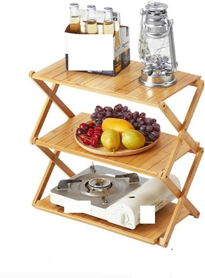 Wooden foldable stand multiple times Easy to carry and use