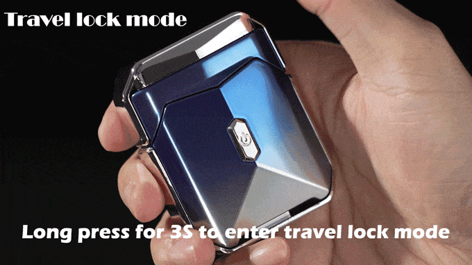 LuxRazor Elite Travel Razor | Compact magnetic design for effortless shaving on the go