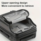 Hard Shell Cabin Luggage with Cup Holder, USB Port & TSA Lock