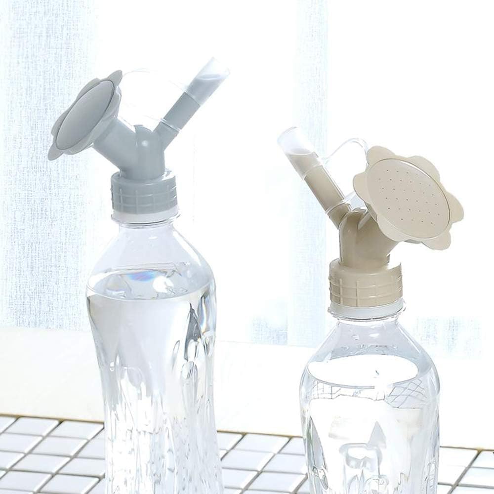 2-in-1 Double Cap Bottle Spray Nozzle – Mini Spray Head for Garden Irrigation