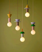 Chandelier in geometric shape