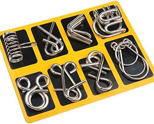 Metal Puzzle Ring Set