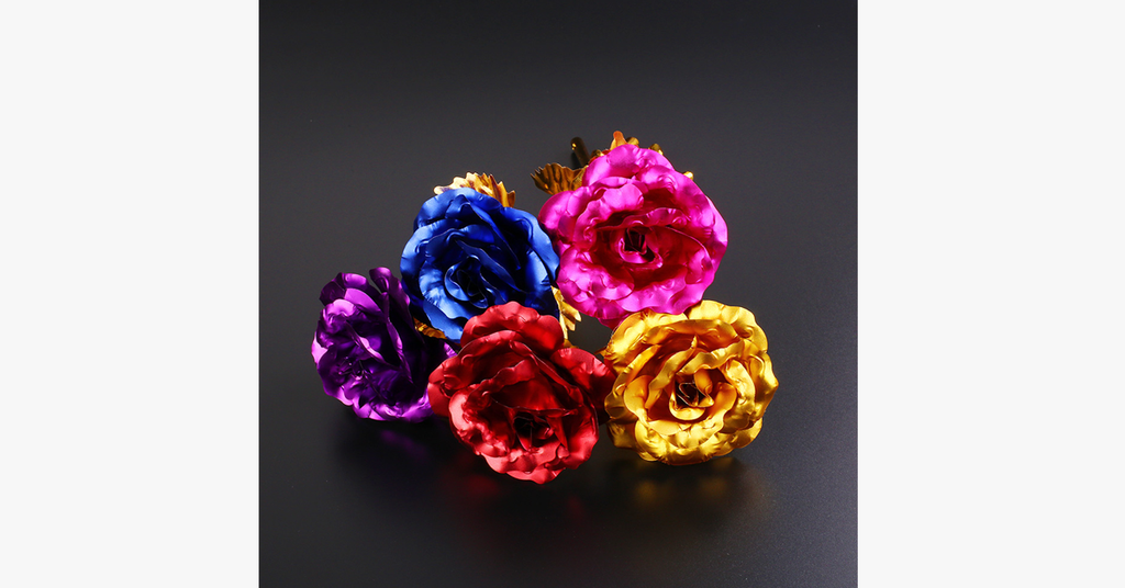 24K Always Gold Plated Rose - Various Colors