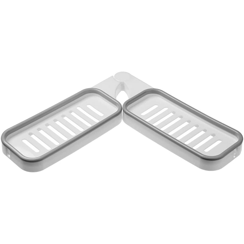 Bathroom 180° Rotatable Corner Punch-Free Rack