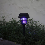 Solar Insect Killer with LED Light – Waterproof Garden Light for Mosquito Repulsion