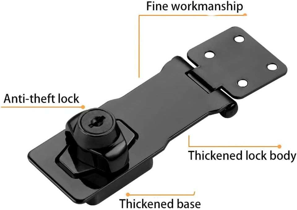 Heavy Duty Keyed Hasp Lock