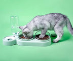 Multifunctional Feeding Station for Pets with Dishwasher Safe Plates