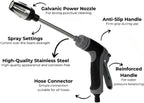 AquaBlitz High-Pressure Spray Gun – Universal Hose Attachment for Powerful Cleaning