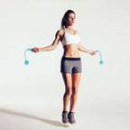 Wireless weighted skipping rope for cardio & coordination