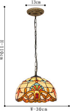 Retro Glass Chandelier