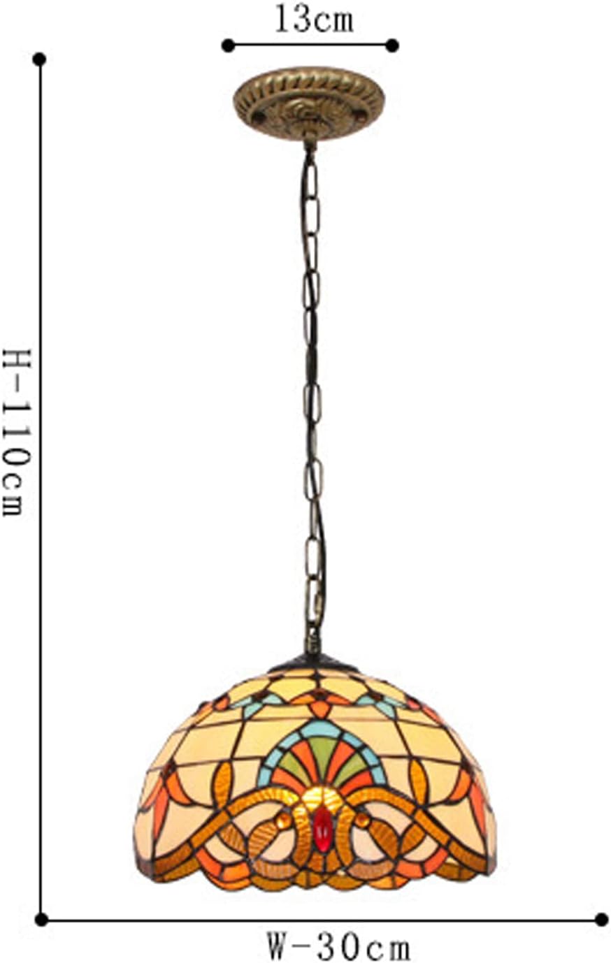 Retro Glass Chandelier