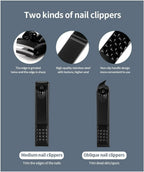 Nail Clipper Set | Stainless Steel Grooming Kit for Travel