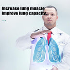 BreathBoost Smart Breathing Trainer – Lung Capacity & Respiratory Muscle Strengthening Device