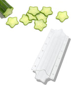 Star shape vegetable mold for cucumbers – Creative mold rail for fruits and vegetables