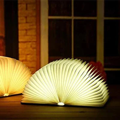 Foldable Book Lamp with Warm LED Lighting - StoryGlow