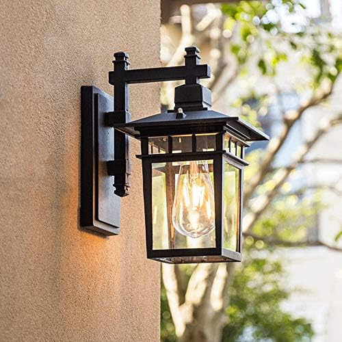 Elegant Outdoor Wall Light Alessio Black