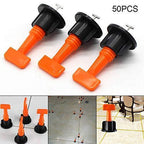 Reusable tile leveling system