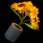 LED Sunflower Table Lamp - Decorative Lighting Fixture for Home Decor & Nightstand Use