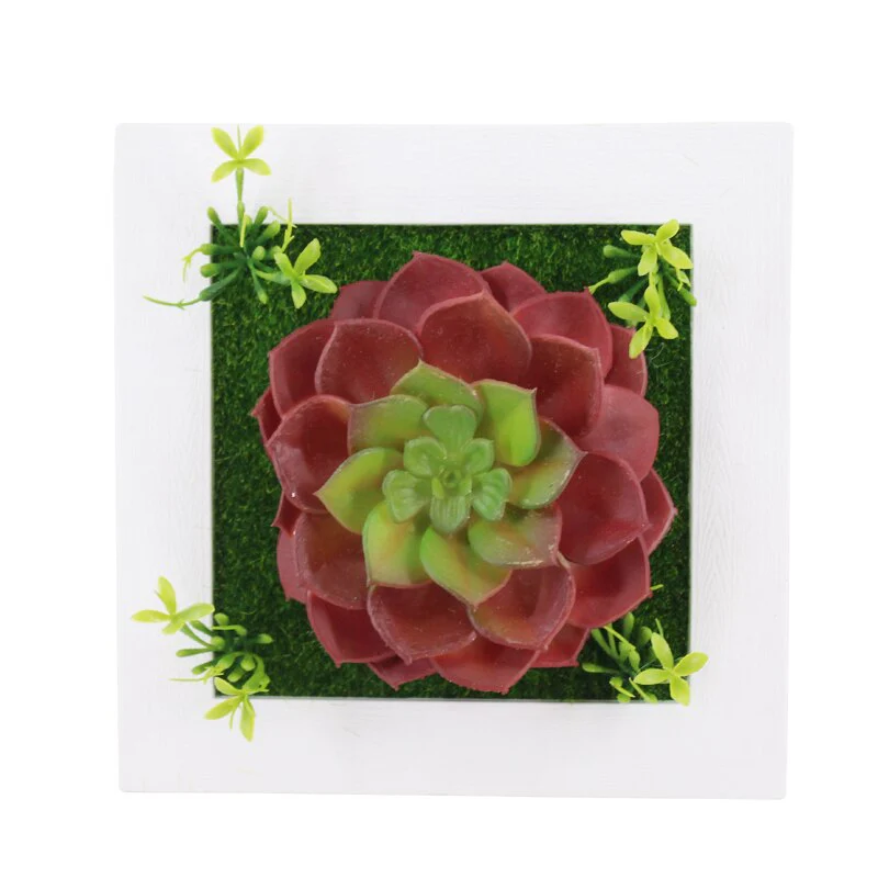 GreenFrame Wall Decoration – 3D Art Plant in Modern Hanging Frame