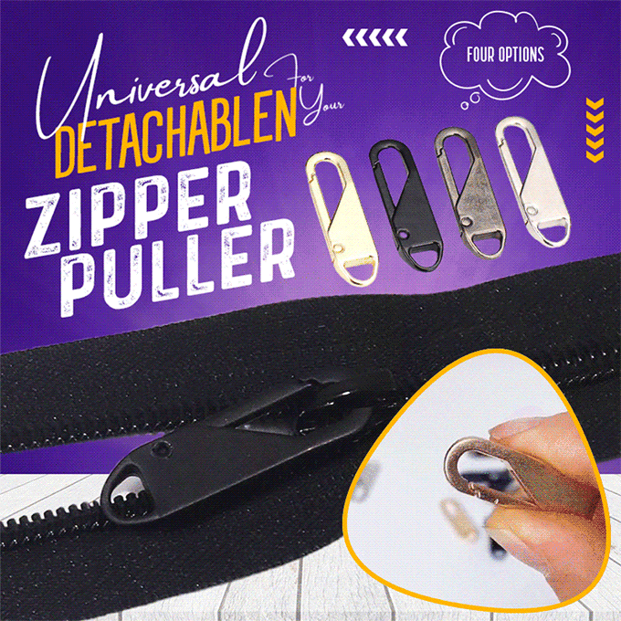 Universal detachable zipper puller