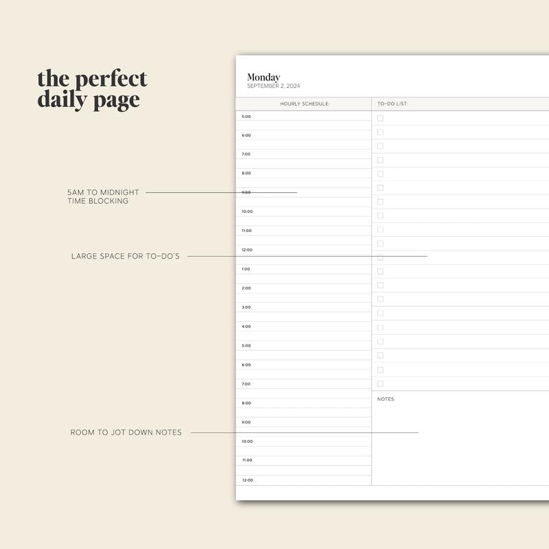 Daily Planner 24-25 - PlanEase