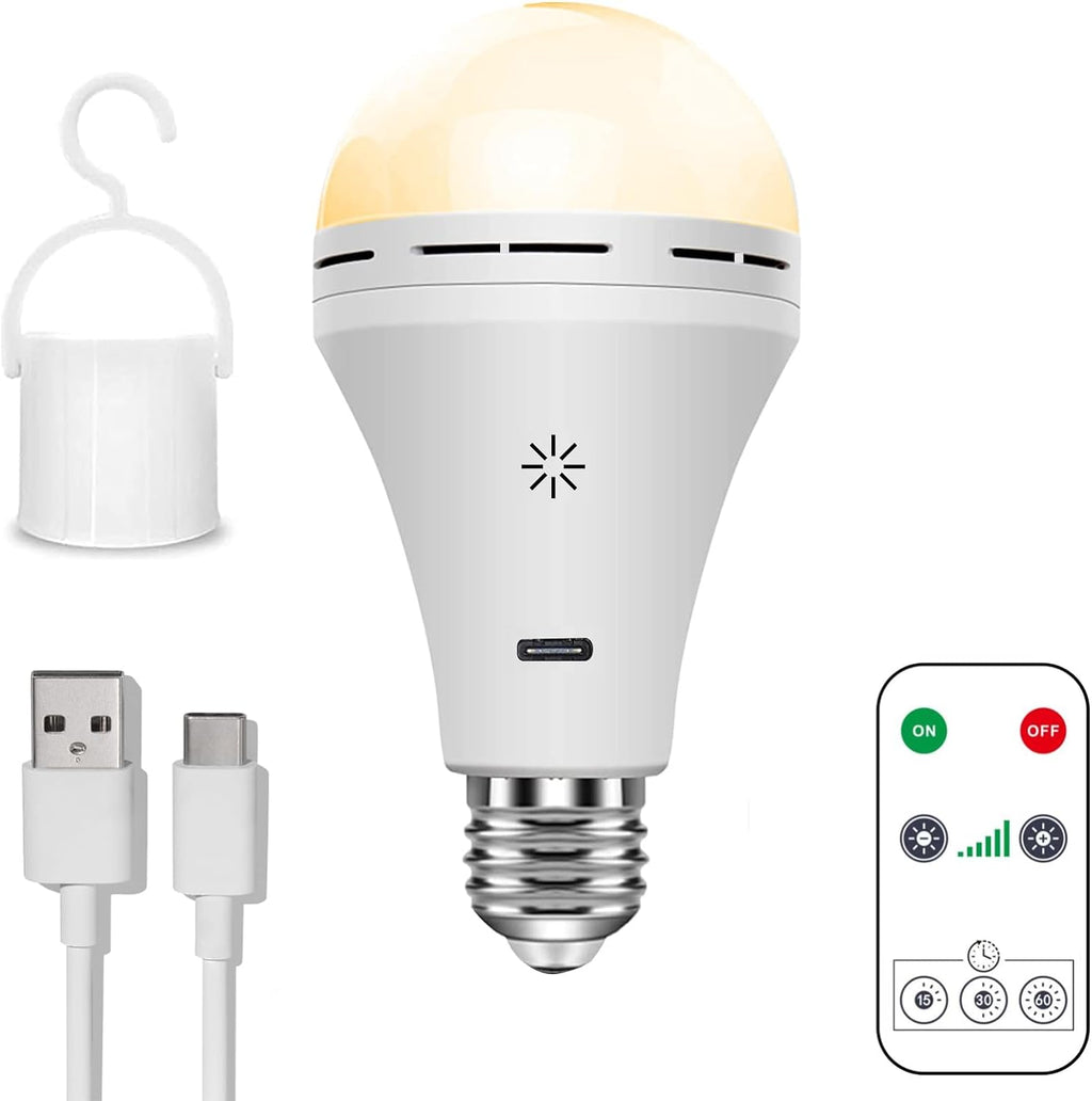 FlexiLight Rechargeable LED Table Lamp – Wireless, Dimmable & Portable Indoor Outdoor Lighting