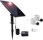 Solar Powered Air Pump Kit 2.5W with Hoses and Stones