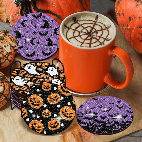 SpukMeister Coaster Set — Let your Halloween party be enchanted with magical fascination and guests amazed!