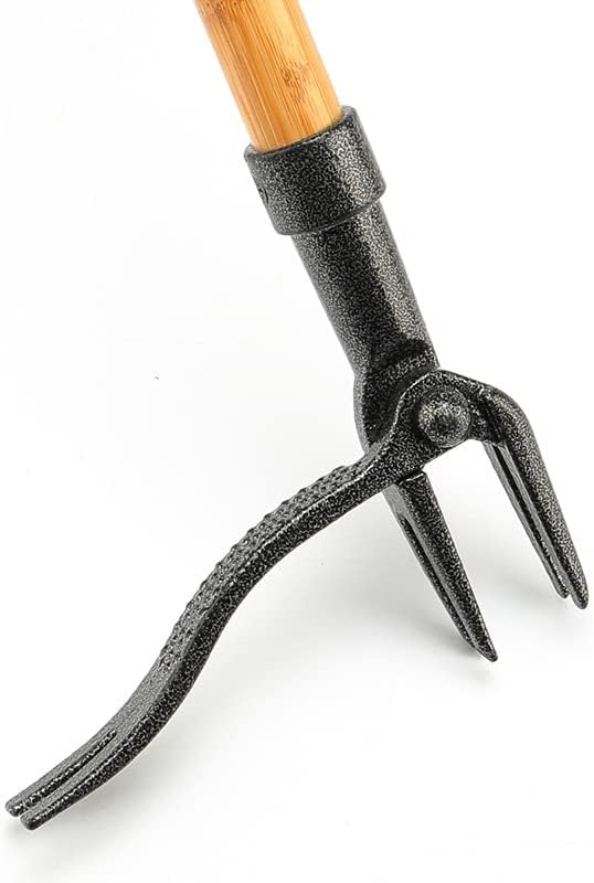 Weed puller with 4-claw head – Effective garden tool made of iron for root removal