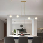 Nordic Glass Linear Luxury Pendant Lamp