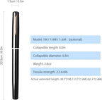 Compact Pen-Style Fishing Rod and Reel Combo