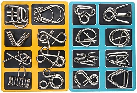 Metal Puzzle Ring Set