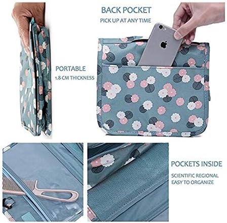 TravelEase – Water-Resistant Travel Toiletry Bag with Hanging Hook