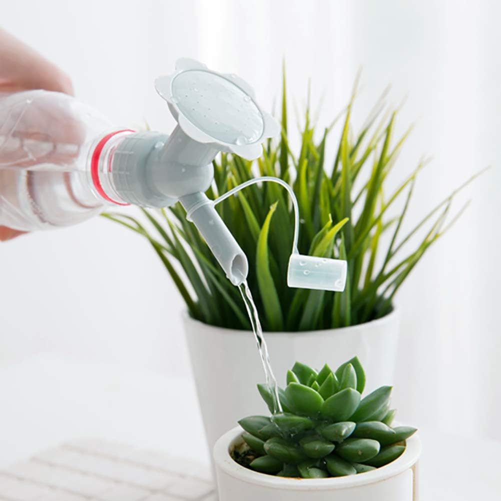 2-in-1 Double Cap Bottle Spray Nozzle – Mini Spray Head for Garden Irrigation
