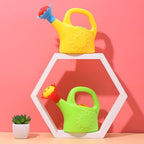 Children's watering can with flower mouth – Colorful plastic watering can for little gardeners