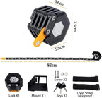 SafeRide Foldable Heavy-Duty Anti-Theft Bike Lock – Ultra Strong Security Chain