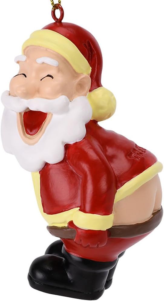 Funny Christmas tree decoration - SantaSass
