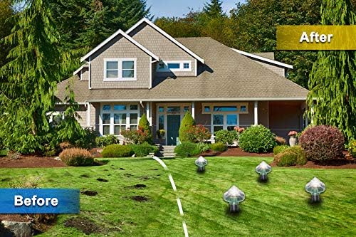 Solar-powered animal repeller for garden and yard – Environmentally friendly protection against mice and rodents